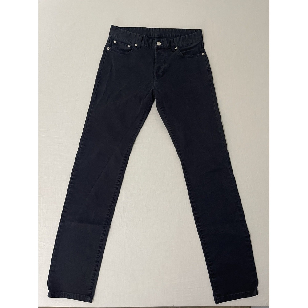 Buck Mason Maverick Slim 12 oz Harbor Twill Chino Pants Mens 31x34 Navy Stretch